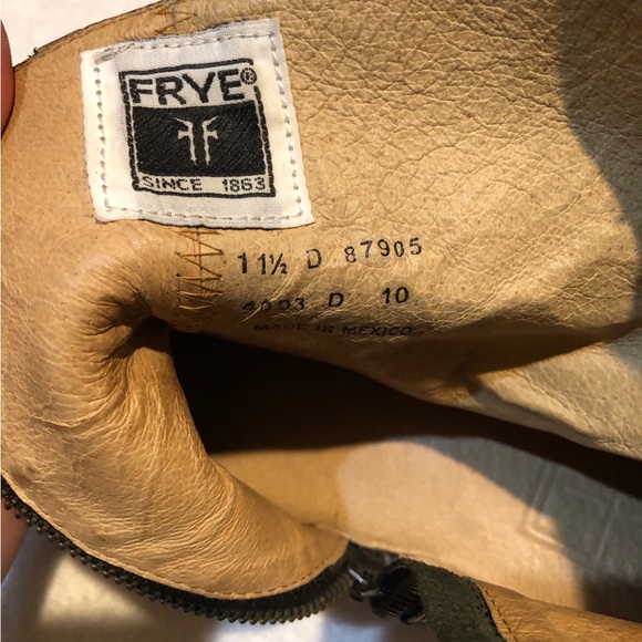 Frye Black Leather Men's Boots (Paul Inside-Zip) - Picture 2 of 12